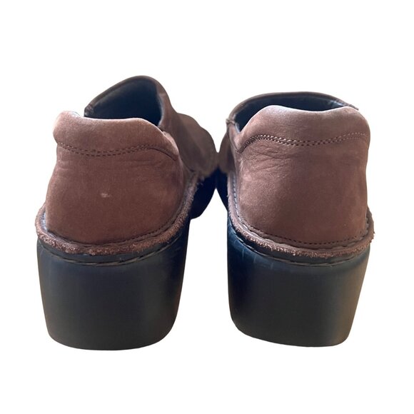 Naot Size 36 US 5-5.5 Brown Arianna Leather Slip On Comfort Clogs Loafer Shoes - Picture 3 of 9
